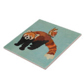 Roter Panda-u. Eulen-Fliese Fliese (Seite)