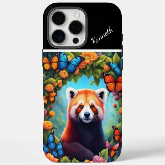 Roter Panda unter den Blume Case-Mate iPhone Hülle (Rückseite)