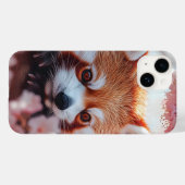 Roter Panda unter den Kirschblüten Case-Mate iPhone Hülle (Rückseite (Horizontal))