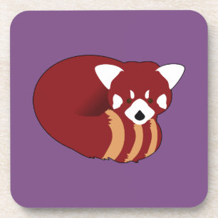 Roter Panda Untersetzer