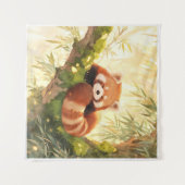 Roter Panda Wandteppich (Vorderseite (Horizontal))