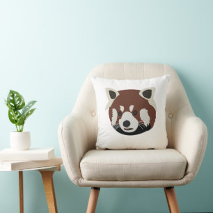 Roter Panda Waschbär Roter Panda Kissen