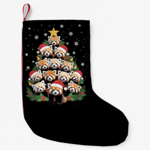 Roter Panda Weihnachtsbaum Lustiges Tier Kleiner Weihnachtsstrumpf