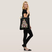 Roter Panda Weihnachtsbaum Lustiges Tier Tasche (Am Model)