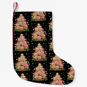 Roter Panda-Weihnachtsbaum-Tier-Weihnachtslicht-Fe Kleiner Weihnachtsstrumpf