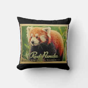 Roter Panda - Wildtiere im Himalaya Kissen