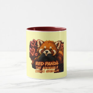 Roter-Panda-Zauber-Chaos-Tasse Tasse