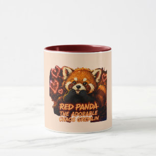 Roter Panda-Zauber-Kaffeetasse Tasse