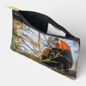 Roter Panda Zubehörtasche (Offen)
