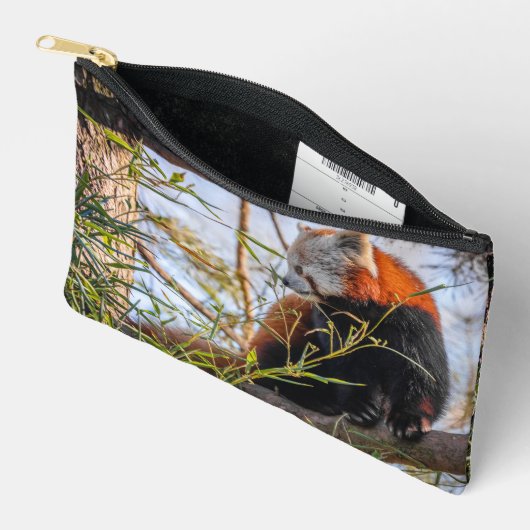 Roter Panda Zubehörtasche (Offen)