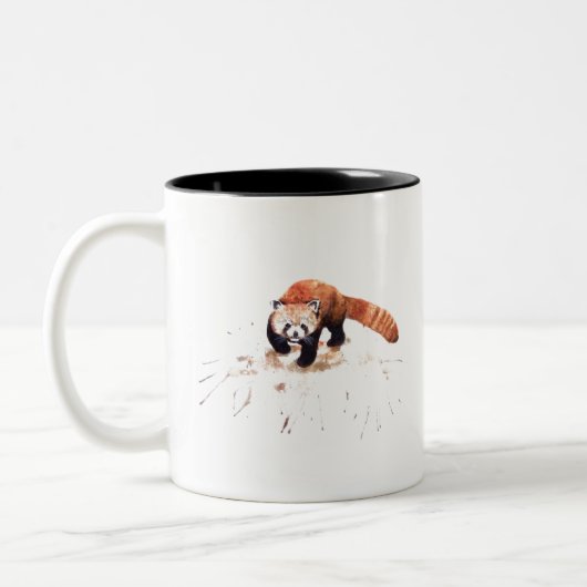 ROTER PANDA ZWEIFARBIGE TASSE (Links)
