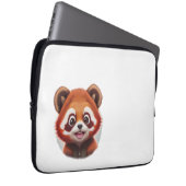roter Pandakopf / red panda head Laptopschutzhülle (Vorne Rechts)