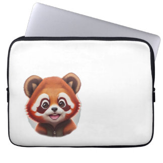 roter Pandakopf / red panda head Laptopschutzhülle