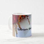 Roter Papagei auf einer Tasse (Vorderseite Links)