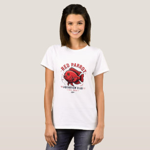 Roter Papageienfisch T-Shirt