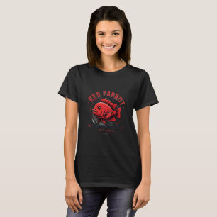 Roter Papageienfisch T-Shirt