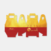 Roter Paperschnitt 2019 Gastgeschenk Box Gable Geschenkschachtel (Ungefaltet)