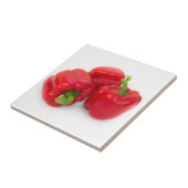 Roter Paprika Fliese (Seite)