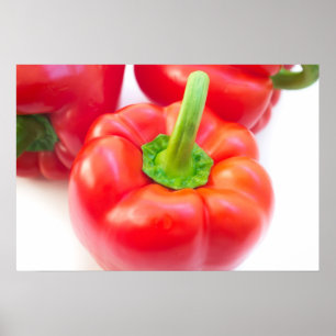 Roter Paprika Poster
