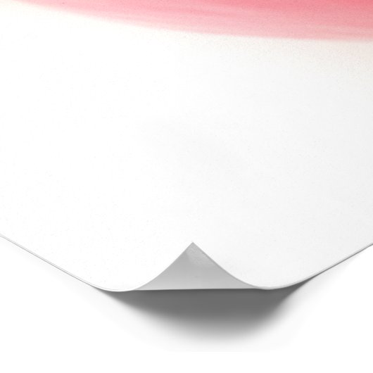 Roter Paprika Poster (Ecke)