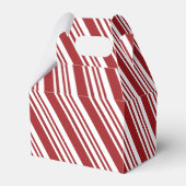 Roter Peppermint Streifen Geschenkschachtel (Vorderseite)