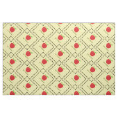Roter personalisierter Lehrer Apples Stoff (Fat Quarter (45,7 x 55,9 cm))