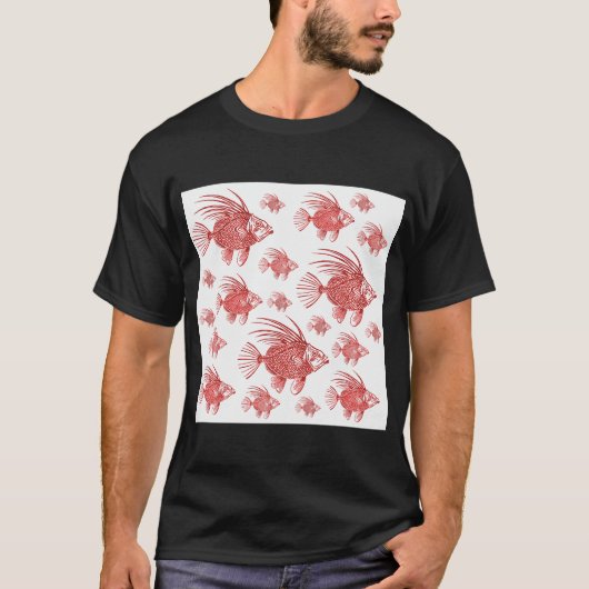 Roter Petersfisch T-Shirt (Vorderseite)