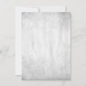 Roter Pfau Probe Abendessen Einladung (Rückseite)