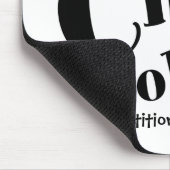 Roter Pfeffer-Chili-Koch weg vom Wettbewerb Mousepad (Ecke)