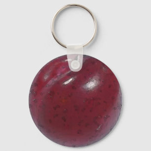 Roter Pflaume Schlüsselanhänger