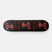 Roter Phönix-Skateboard-Code Skateboard (Horizontal)