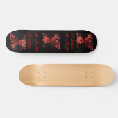 Roter Phönix-Skateboard-Code Skateboard (Horizontal)