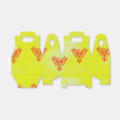 Roter Phönix-Vogel in Gelb Geschenkschachtel (Ungefaltet)