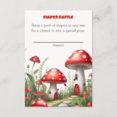 Roter Pilz Fungi Wald Land Windelwüste Begleitkarte (Vorderseite)