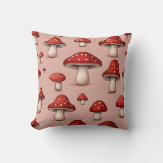 Roter Pilz Kissen