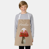 Roter Pilz Toadstool Magie Schürze (Getragen)