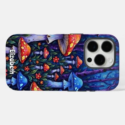 Roter Pilzschuh Case-Mate iPhone Hülle (Rückseite (Horizontal))