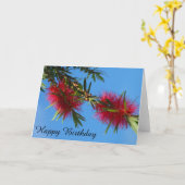 Roter Pinsel, Blindfarbenkarte Karte (Gelbe Blume)