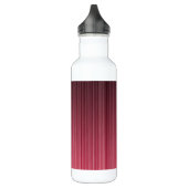 Roter Pinstrick Edelstahlflasche (Links)