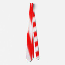 Roter Pinstripe Krawatte