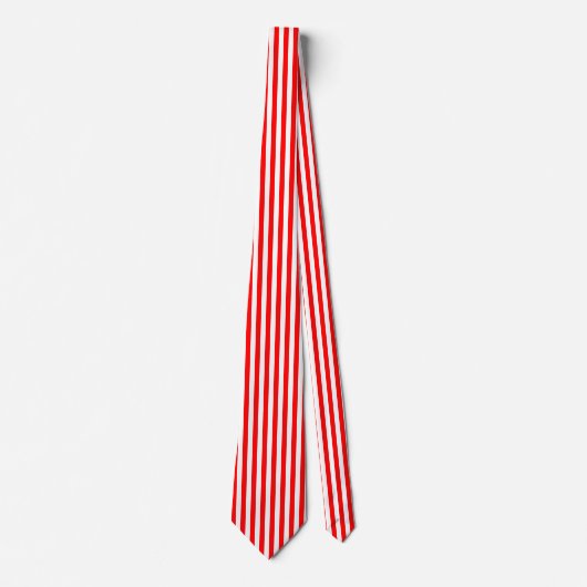 Roter Pinstripe Krawatte (Vorderseite)