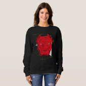 Roter Pitbull Sweatshirt (Vorne ganz)