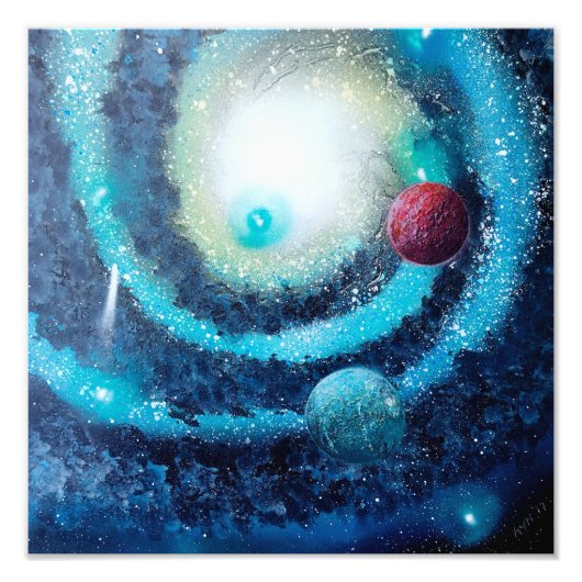 Roter Planet Fotodruck (Vorne)