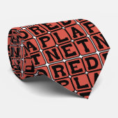 Roter Planet, Mars Krawatte (Gerollt)