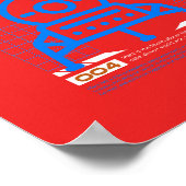 Roter Planet Mars Poster (Ecke)