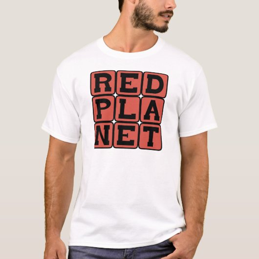 Roter Planet, Mars T-Shirt (Vorderseite)