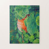 Roter Planeten-Kürbis Puzzle (Vertikal)