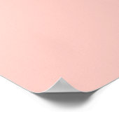 Roter Plastik-Hocker-Druck Poster (Ecke)