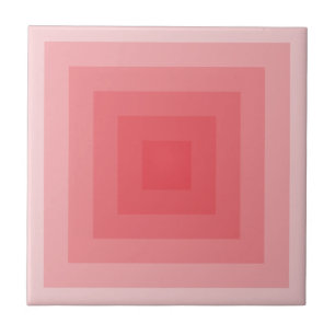 Roter Platz Geometrisch Fliese