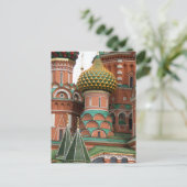 Roter Platz in Moskau, Russland. Auf einer Postkarte (Stehend Vorderseite)